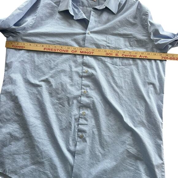 Van Heusen Men’s 17 1/2 X 37/38 TALL fit button-down shirt - Picture 7 of 8